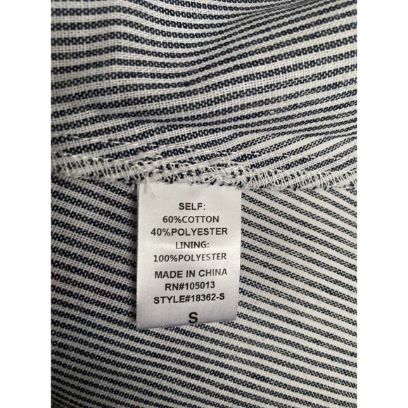 Andree By Unit Brandi Woven Tiered Rick Rack Trim Striped Tank Top - Picture 10 of 11